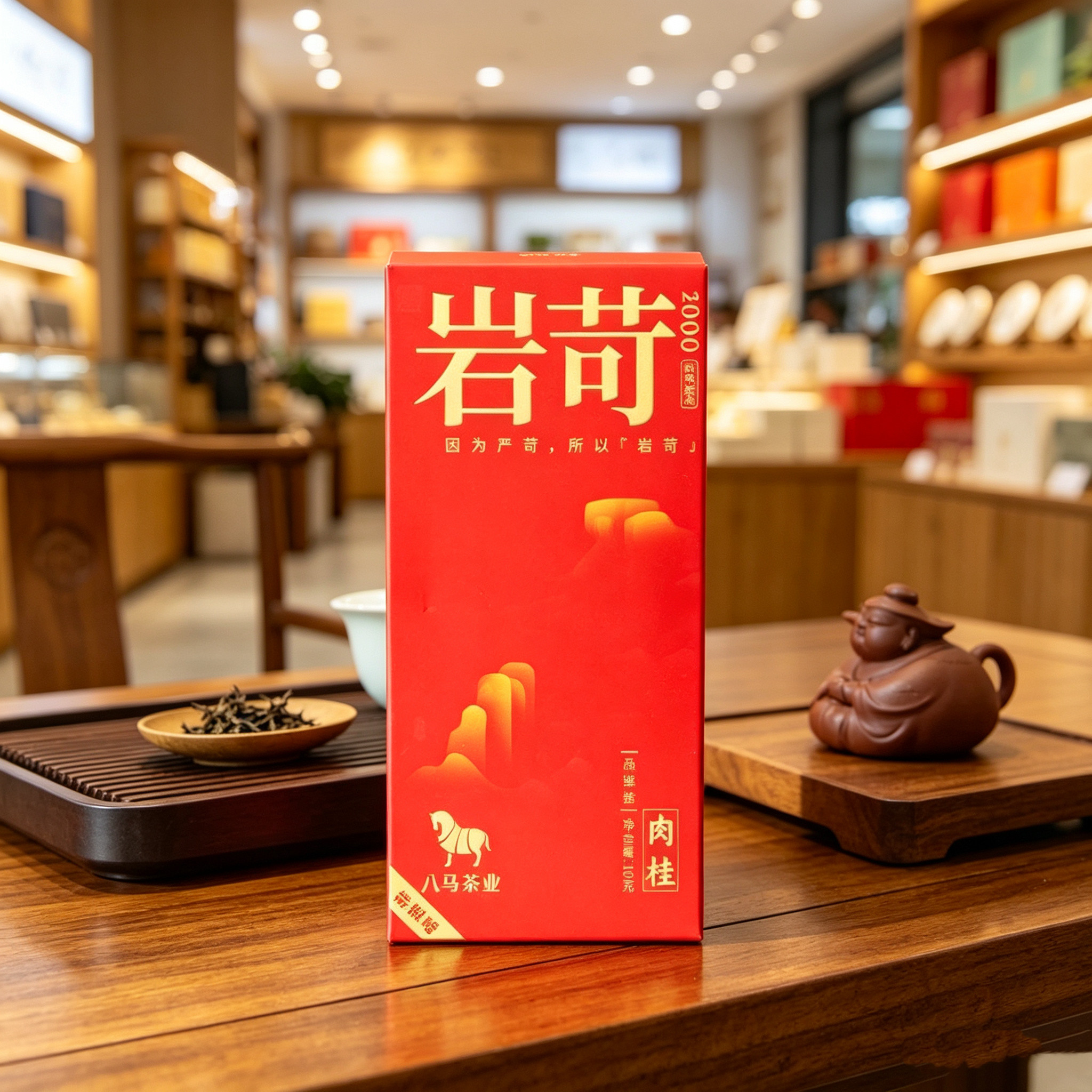 八马茶业岩苛3000肉桂/特级品鉴散装武夷岩茶乌龙茶试喝小包装岩