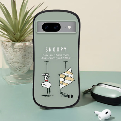 适用于小蛮腰Google谷歌Pixel手机壳9pro防摔8A加厚10高出屏幕白9黑蓝绿粉灰卡通紫7A磨砂8软硅胶9A保护套子