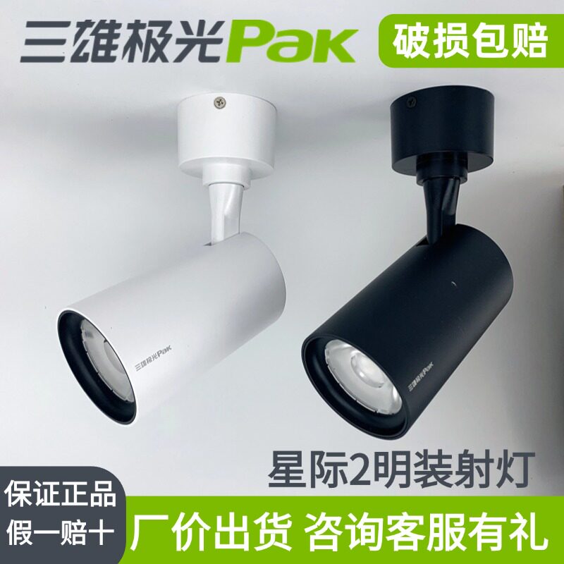 三雄极光明装吸顶灯免开孔图片