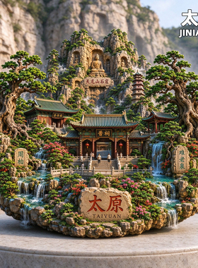 山西太原金属冰箱贴旅游纪念品