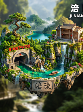 涪陵金属冰箱贴旅游纪念品
