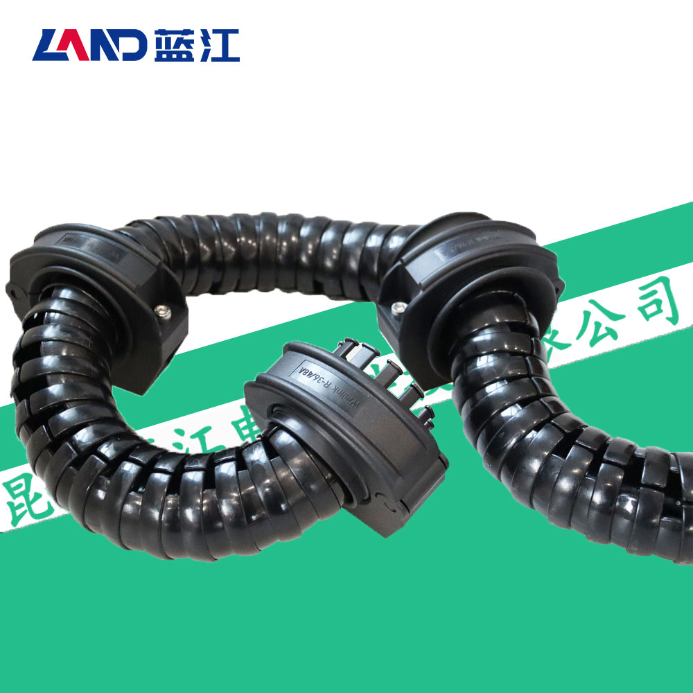 威联科拖链机器人管线包系统