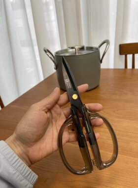 高颜值复古北欧ins不锈钢剪刀 家用厨房烘焙剪红枣辅食料理剪刀