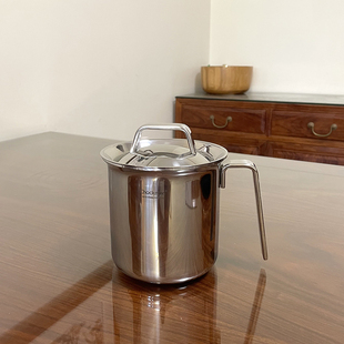 小可爱!18/10不锈钢奶锅三层钢小奶水壶辅食小炖锅单身泡面锅