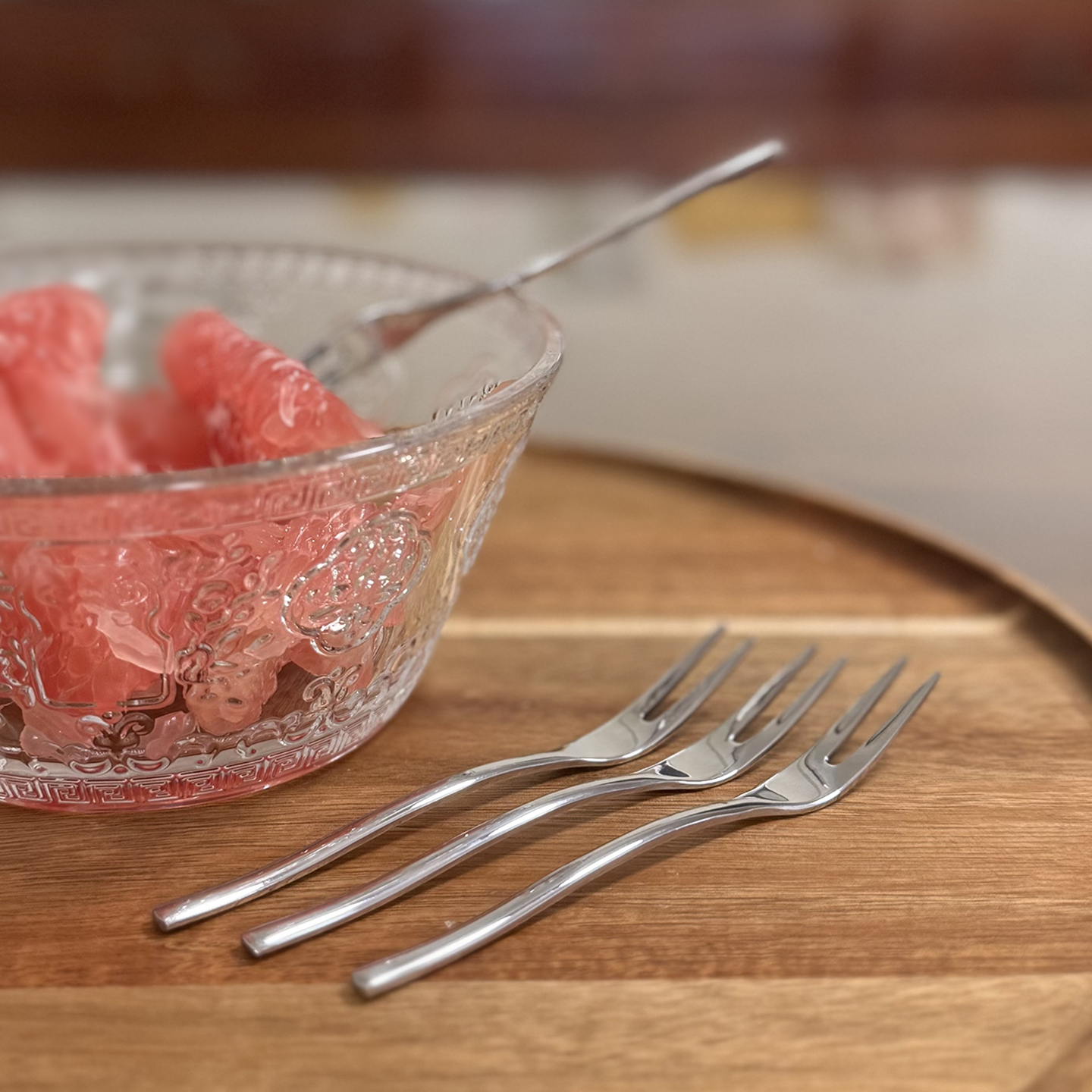 【3支价】Deluxe304不锈钢水果叉