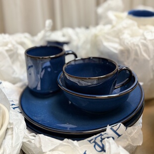 TUXTON德士敦 外贸出口尾货陶瓷碗咖啡杯水杯碟子吃饭碗大汤碗