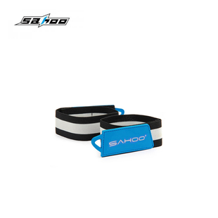 SAHOO自行车绑腿带高弹性橡筋可调节松紧度骑行束管带束裤带绑带