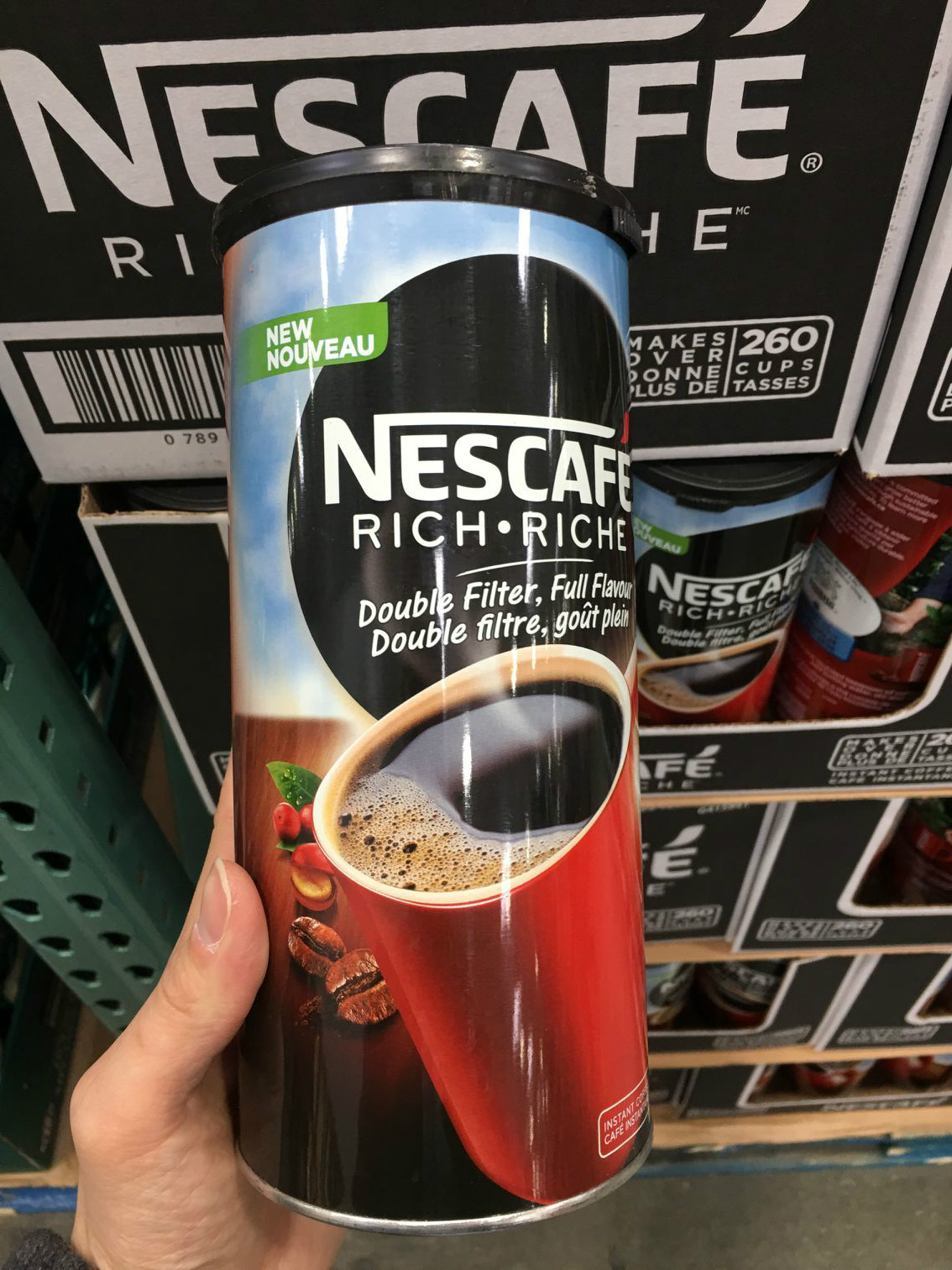 加拿大 Nescafe雀巢Rich Riche浓郁速溶咖啡 475克-封面