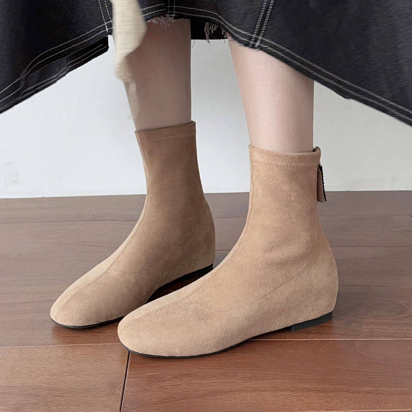 4cm韩版内增高弹力瘦瘦靴女