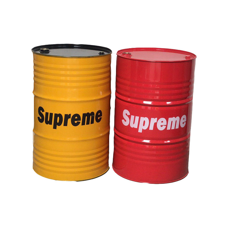 汽油桶208升网红酒吧210L哑光黑色加厚桶柴油铁皮桶润滑桶机油桶