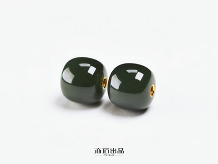 亦石出品·碧玉老型珠·致配款9mm款
