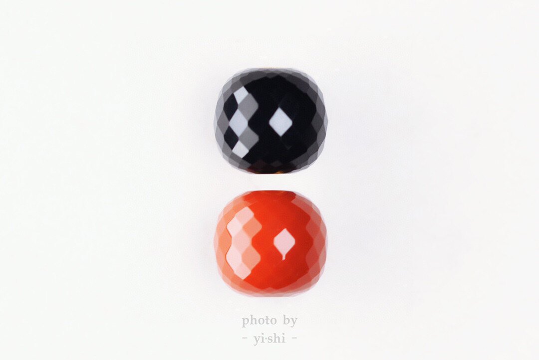 亦石出品·『灿』系列  黑钻|红钻撞色套装