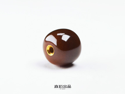 亦石出品·且末红糖·老型珠10mm款