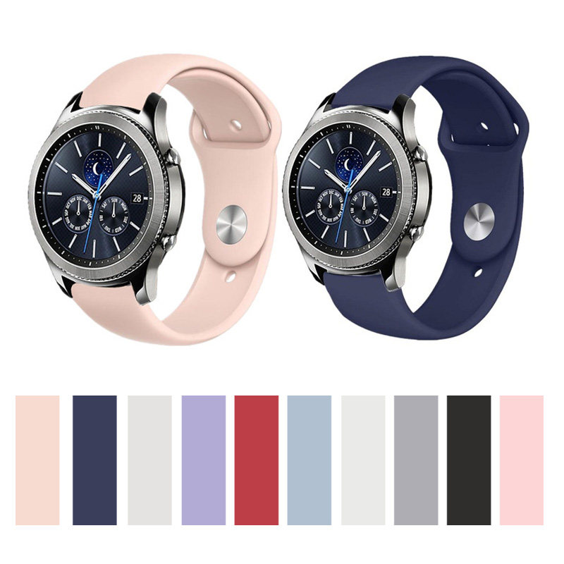 Samsung S2 S3 Quick detachable watchband galaxy watch4/42/46/40/44mm motion Silicone wristbandsin the Smart devices , Smart Device Accessories , Smart Watch bracelet strap/Wristbands  category - from Buy2taobao.com to provide professional Taobao agent buy service