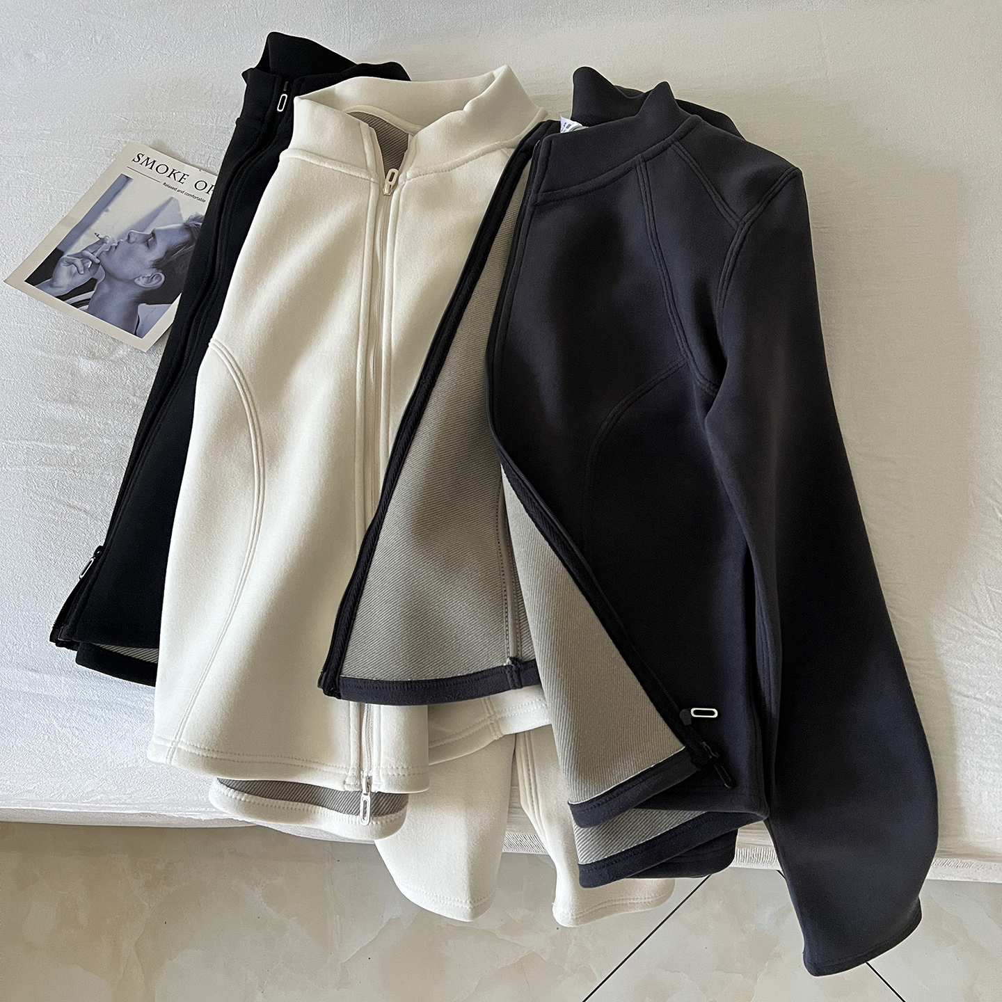 秋冬新款高科技石墨烯短外套