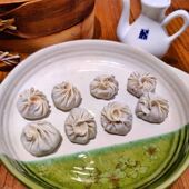 方便速食早餐小包子 小吃美食 温州苍南口味 鲜肉猪肉小笼包