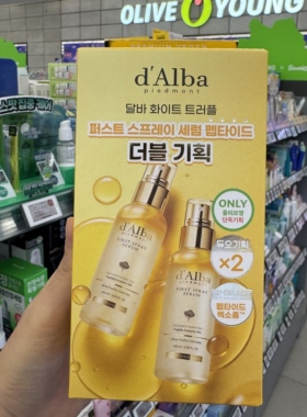 韩国直邮 dAlba黛尔珀舒缓修复精华白松露喷雾100ml保湿补水