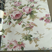 美国York原装 进口墙纸清新田园花卉高级感背景墙环保防潮防霉现货