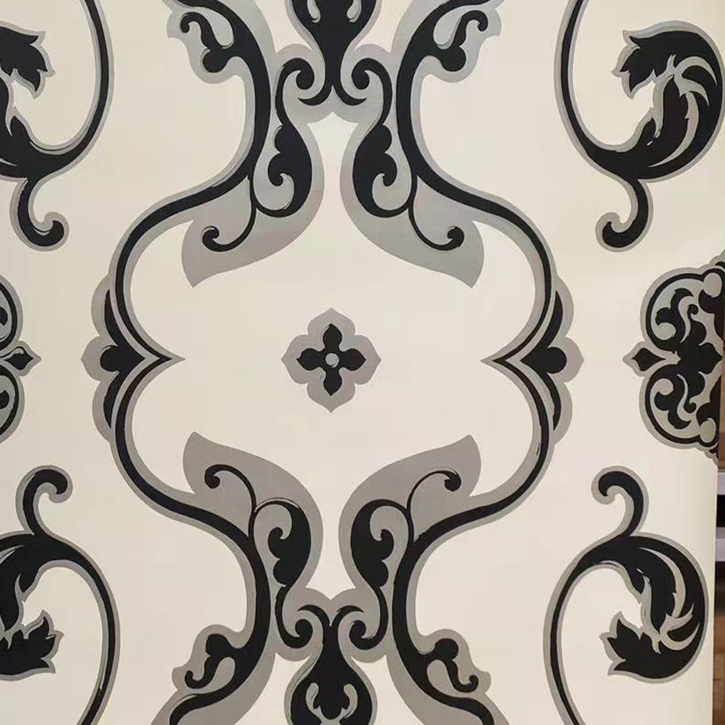 美国原装进口简约欧式大花美式别墅卧室客厅大气背景墙纸现货壁纸