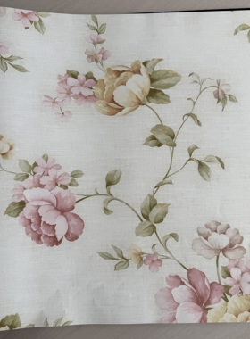 wallquest美国原装进口壁纸美式田园花背景墙纸美式古典田园花