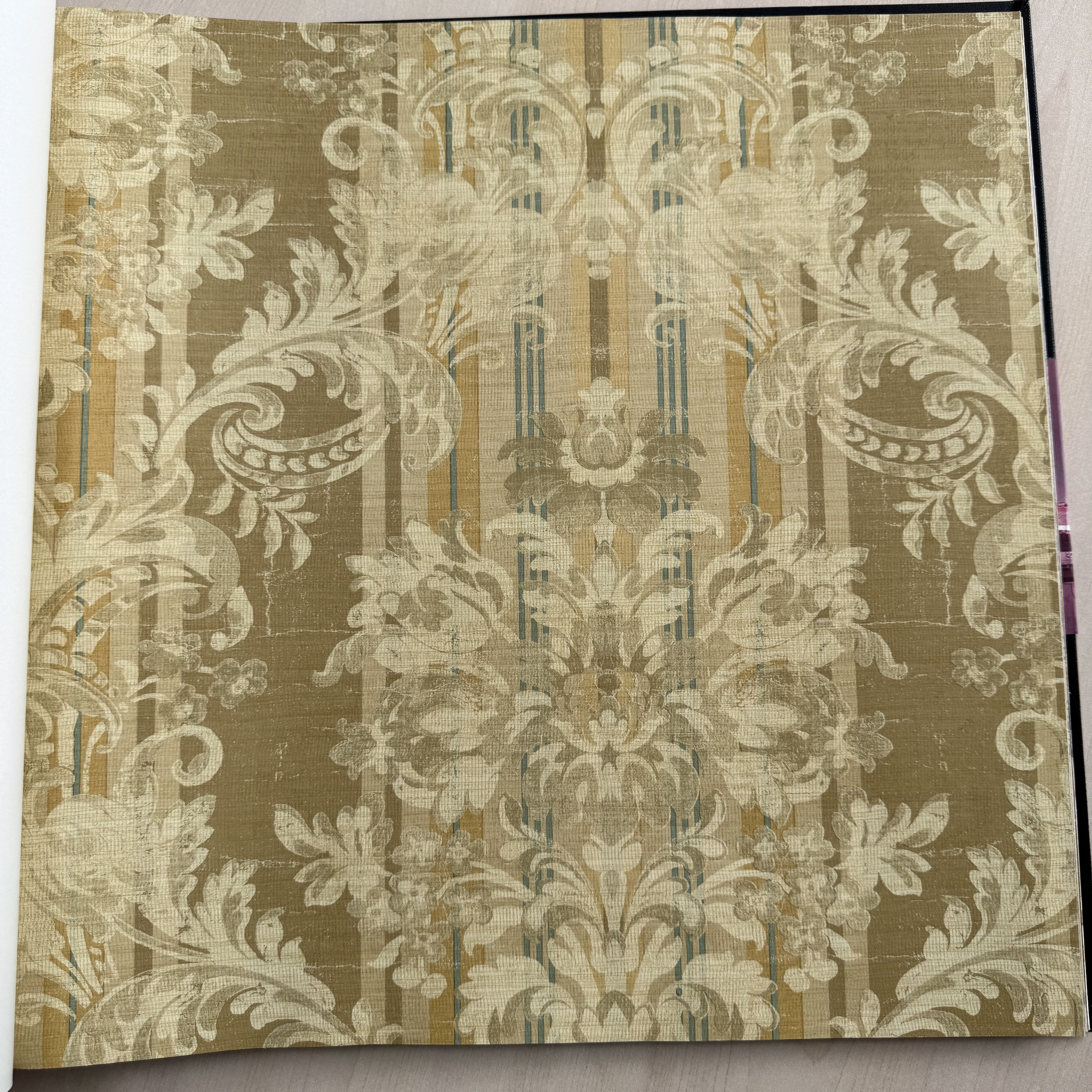 美国wallquest原装进口纯纸美式复古欧式马士革卧室客厅背景墙纸