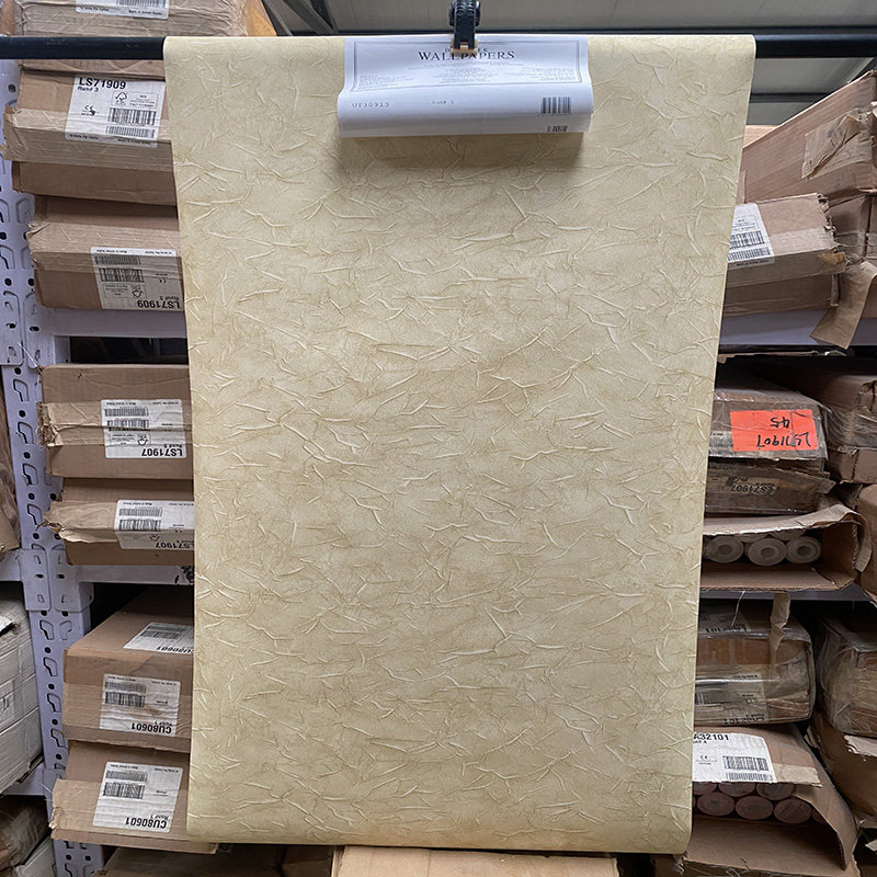 wallquest美国原装进口纯纸复古风仿裂纹个性墙纸环保防潮防霉