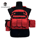 6094战术背心防刺战术马甲CS户外野营组合背心野战作训快拆马夹