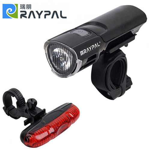 RAYPAL自行车灯夜骑行套装 5LED前灯+山地车警示尾灯青蛙灯套装 - 封面