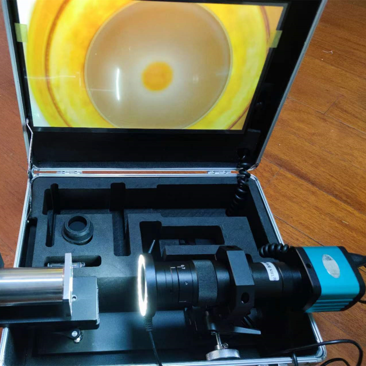 光纤激光器显微镜检查光纤头