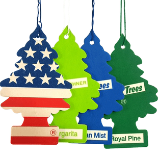 美国进口(大号香片)小树香片little trees车载香膏香水挂件吊饰