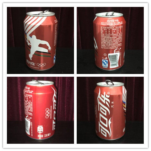直观签名硬币入瓶 Coin Penetrates The Can 硬币进可乐魔术道具
