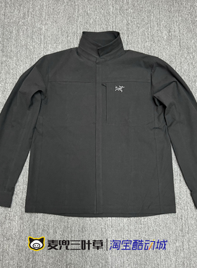 Arcteryx始祖鸟Cronin Cotton棉质工装夹克 男子纯色防风夹克外套