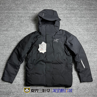 DOWN Arcteryx FISSILE 男子防水防风鹅绒羽绒滑雪夹克 始祖鸟