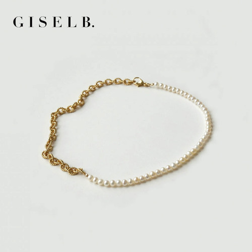 GISELB24K镀金珍珠项链