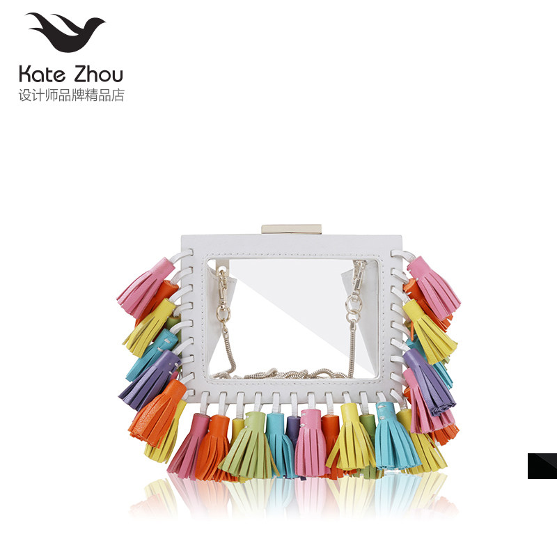Katherine Kwei PVC Joan Tassel Mini Clutch 單肩斜挎包在類目 箱包皮具/熱銷女包/男包, 女士包袋中 - 來自Buy2taobao.com提供專業的淘寶代購服務
