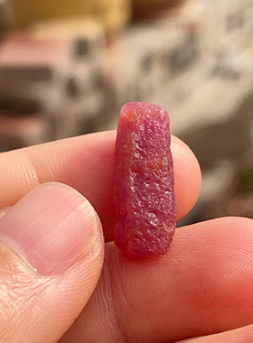 天然无烧无注胶无填充红宝石原石原矿原料真宝石真天然未打磨抛光