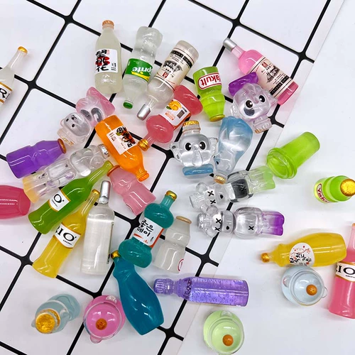 Бутылка, минифигурки, игра с едой, аксессуар с аксессуарами, «сделай сам», популярно в интернете