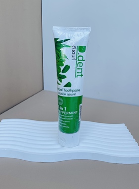 两只泰国本土D.DENT浓缩植物牙膏100克五效九植物