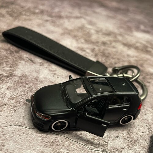 正版授权高尔夫GTI玩具车钥匙扣合金车模创意收藏汽车模型车挂件