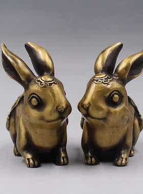 工艺仿古风黄铜摆件家居装饰