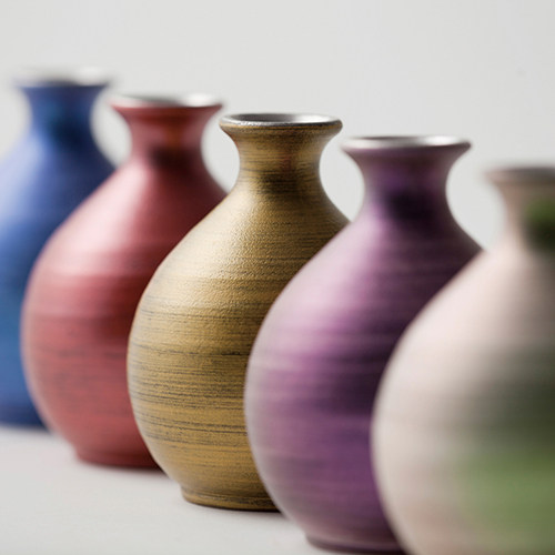 日本 金照堂 有田烧 麟系列 達磨徳利 (日式酒壶) 紫色 200ml