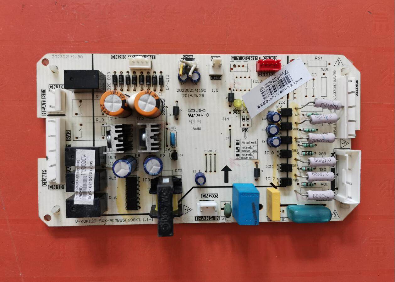 适用于美的空调配件 电脑板主板V-K0K120-SXX-A [MB95F698K] .1.1