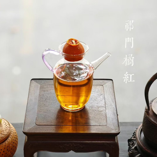 【奶香橘红】祁门红茶/小奶橘/土陈皮/红茶皇后/100克一罐