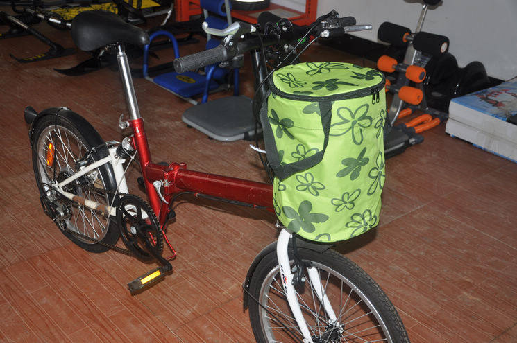 Panier pour vélo en toile - Ref 2257701 Image 3