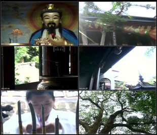 道家圣地道观香火典籍古籍古代建筑仙人意境空镜高清实拍视频素材