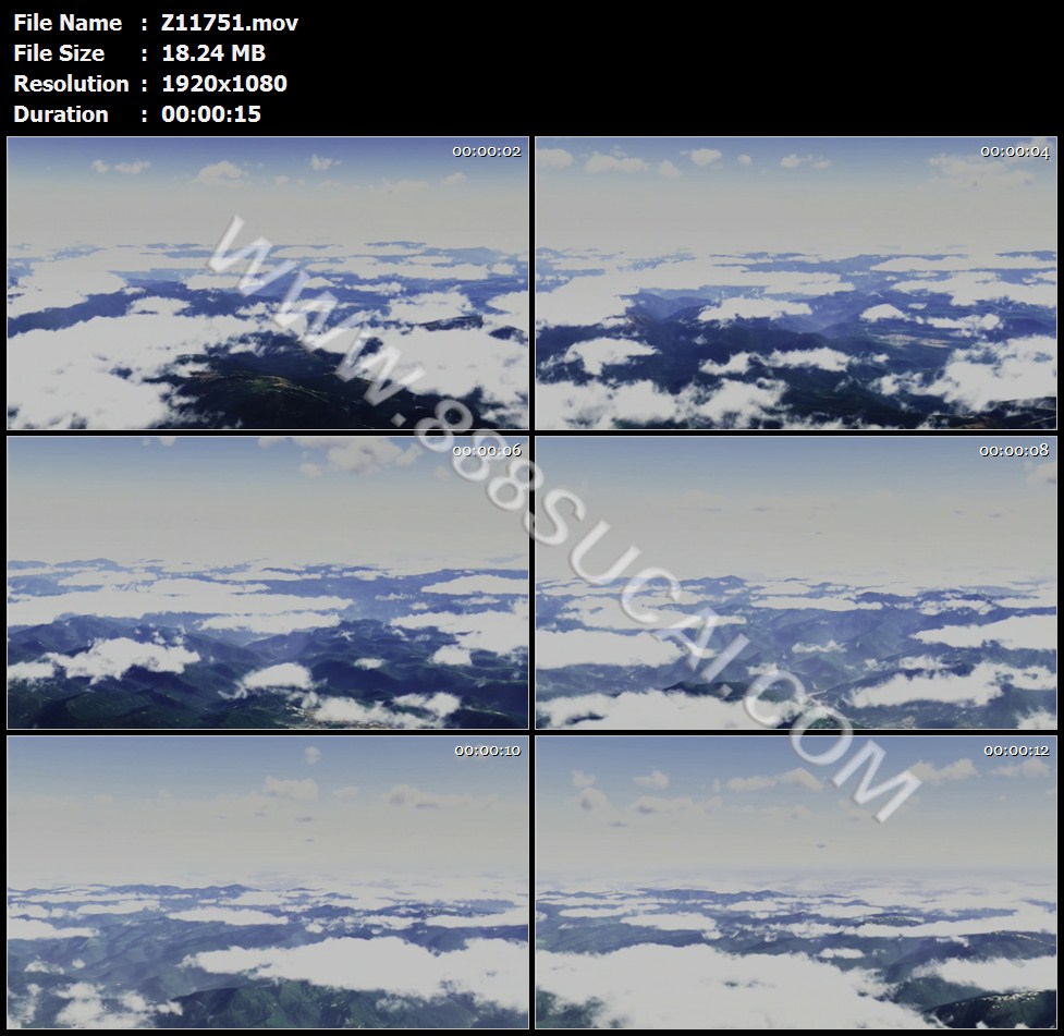 南岭卫星影像动画穿梭穿越山川高清实拍视频素材