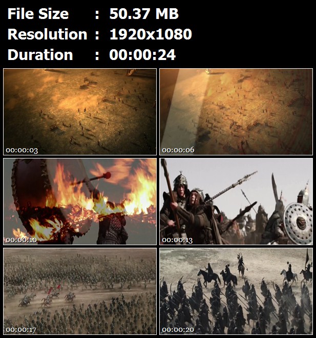 宋代战争大军攻城击鼓战火战场战斗军队冲锋高清实拍视频素材