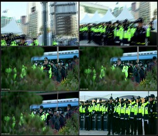 城市发生突发事件警察部队整装待命高清实拍视频素材