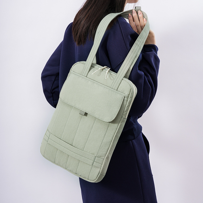笔记本电脑包女多功能托特包简约潮ipad抗震防护包手提电脑单肩
