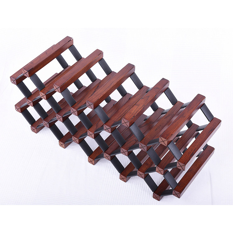 实木酒架酒柜酒格红酒葡萄酒轻奢橡木酒叉定制原木仿古胡桃白格栅